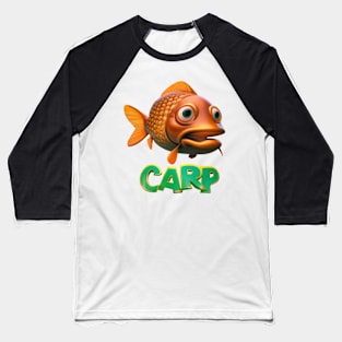 3D Carp - Dive into Style Baseball T-Shirt